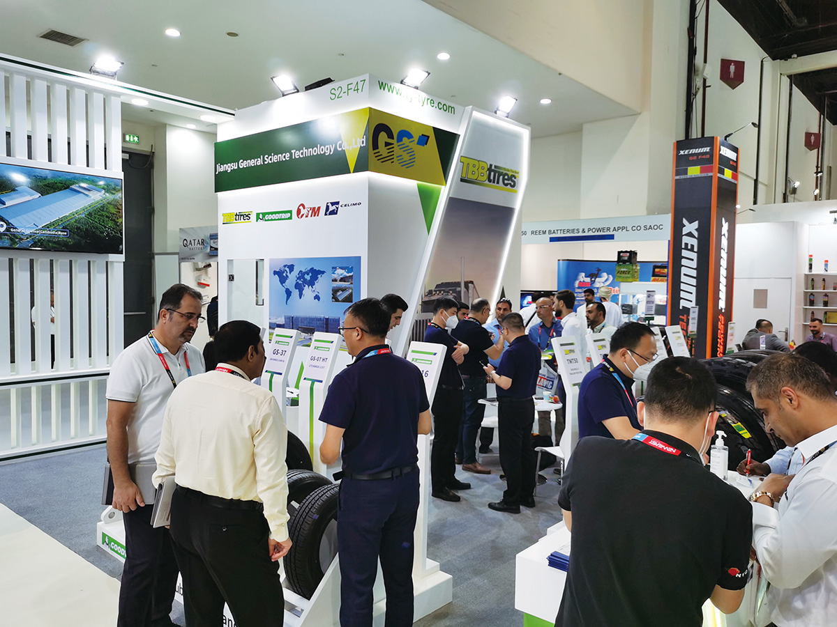 通用股份亮相迪拜展，彰顯民族輪胎風采！